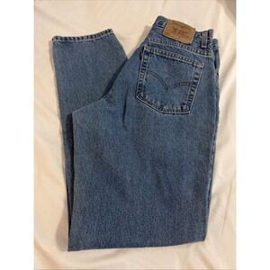 Women's 550 Levi's Relaxed Fit Tapered Leg Jeans Size 14